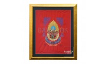 กรอบรูปผ้ายันต์มหาบารมี มหาเดช